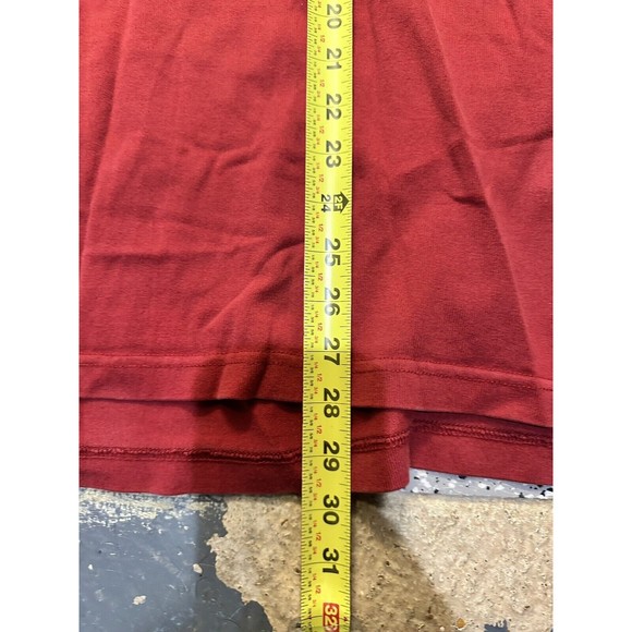 VTG 90s Eddie Bauer Men's Spell Out T-Shirt size Large/XL Red Short Sleeves Top - Picture 7 of 10